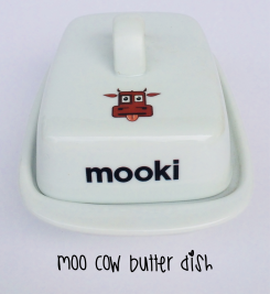 MOO COW BUTTER DISH